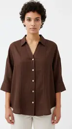 Free/quent - Blouse - Bruin