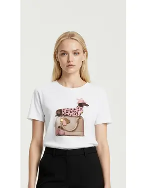 Garde-robe - T-shirt - Roze