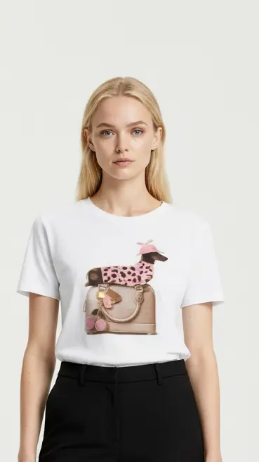 Garde-robe - T-shirt - Roze