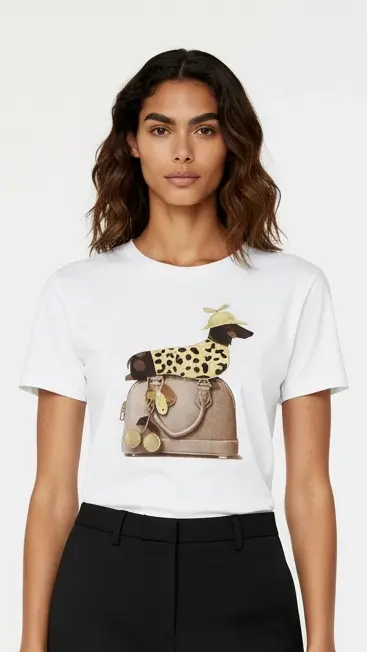 Garde-robe - T-shirt - Geel