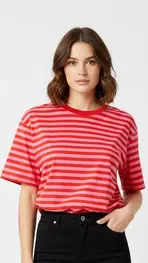 Garde-robe - T-shirt - Rood