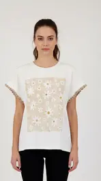 Garde-robe - T-shirt - Beige