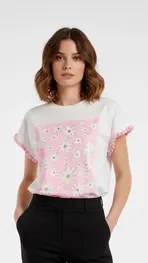 Garde-robe - T-shirt - Roze