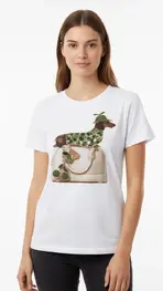 Garde-robe - T-shirt - Kaki