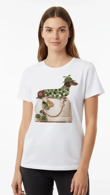Garde-robe - T-shirt - Kaki