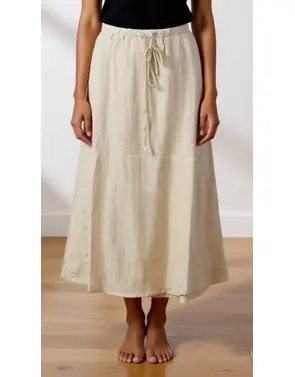 Free/quent - Halflange Rok - Beige