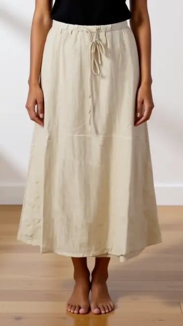 Free/quent - Halflange Rok - Beige