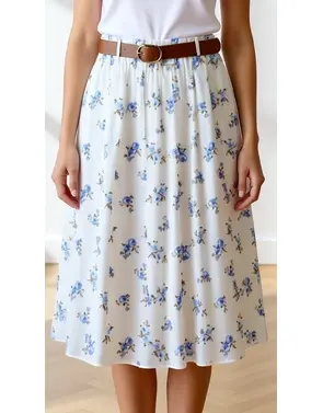 Amelie & Amelie - Lange Rok - Ecru