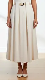 Amelie &amp; Amelie - Lange Rok - Ecru