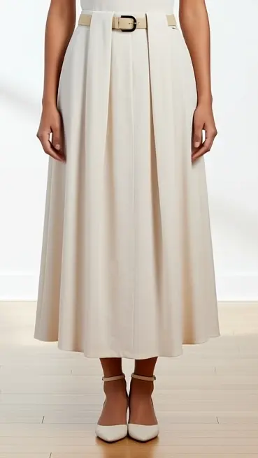 Amelie &amp; Amelie - Lange Rok - Ecru