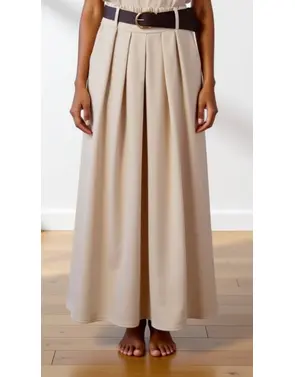 Garde-robe - Lange Rok - Beige