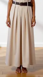 Garde-robe - Lange Rok - Beige