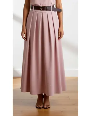 Garde-robe - Lange Rok - Roze