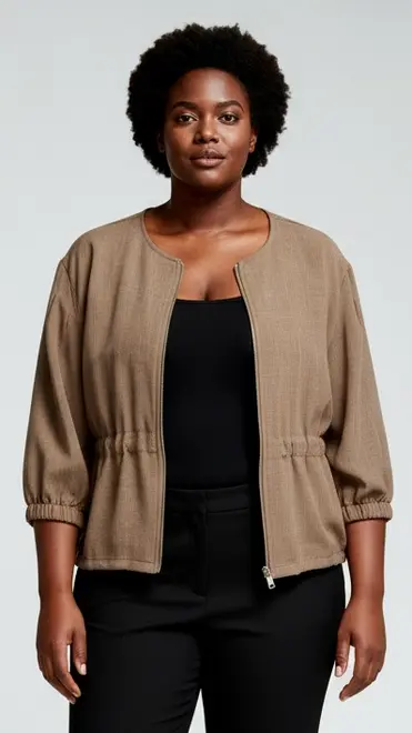 Garde-robe - Jas - Taupe