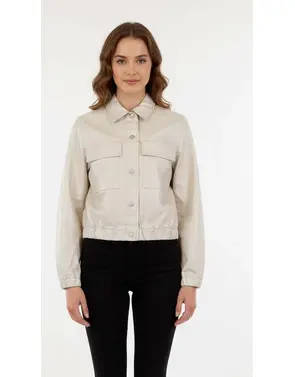 Red Button - BOMBER - Beige