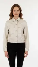 Red Button - BOMBER - Beige