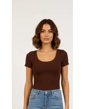 Garde-robe - Top - Bruin