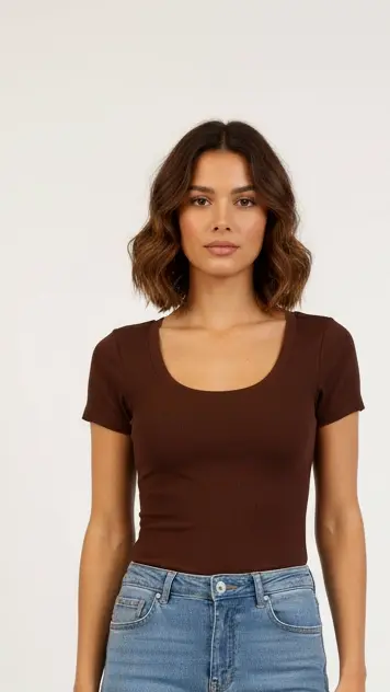 Garde-robe - Top - Bruin