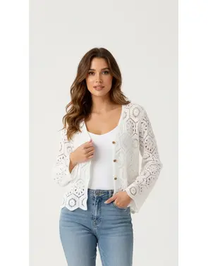 Garde-robe - Gilet - Ecru