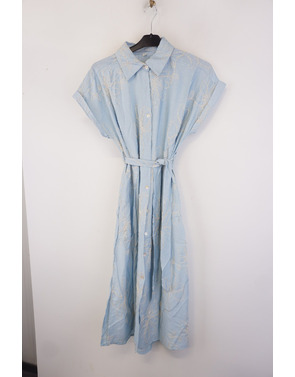 Garde-robe - Halflang Kleedje - Blauw