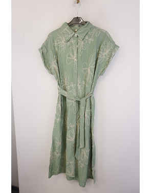 Garde-robe - Halflang Kleedje - Kaki