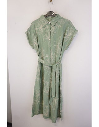 Garde-robe - Halflang Kleedje - Kaki