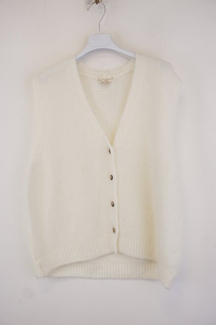 Garde-robe - Gilet - Ecru