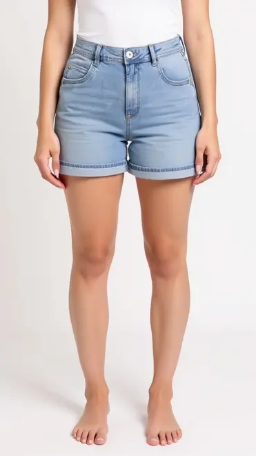 Red Button - Short - Jeans