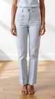 Garde-robe - Lange Broek - Wit-blauw