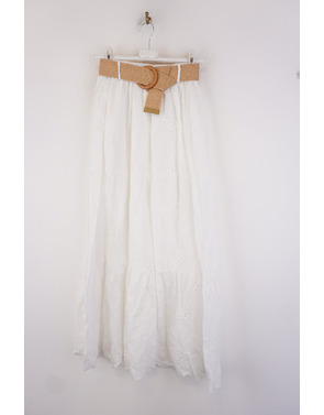 Garde-robe - Lange Rok - Wit