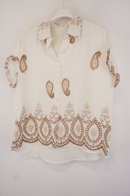 Garde-robe - Blouse - Beige-bruin