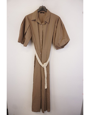 Garde-robe - Lang kleed - Camel