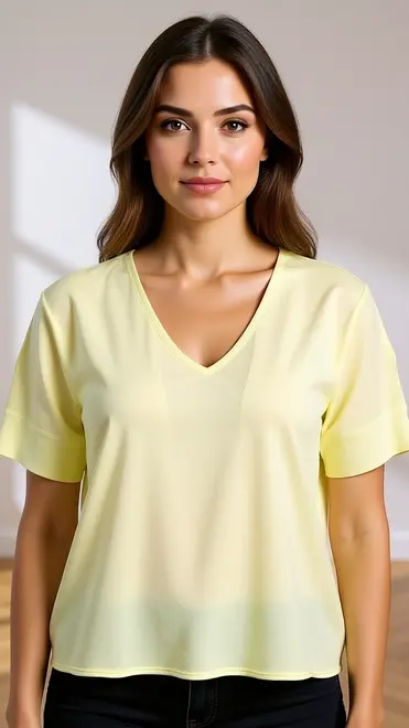 Amelie &amp; Amelie - Top - Geel