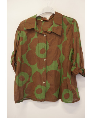Garde-robe - Blouse - Groen-bruin