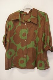 Garde-robe - Blouse - Groen-bruin