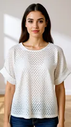 Amelie &amp; Amelie - Top - Wit