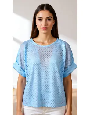 Amelie &amp; Amelie - Top - Blauw