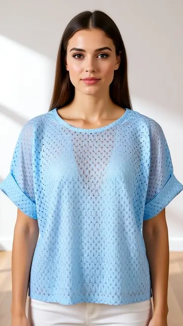 Amelie &amp; Amelie - Top - Blauw