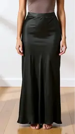 Amelie &amp; Amelie - Lange Rok - Zwart