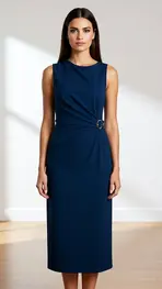 Amelie &amp; Amelie - Lang kleed - Marine