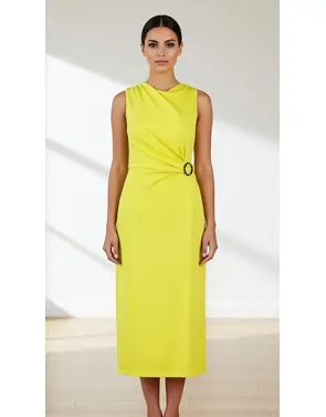 Amelie &amp; Amelie - Lang kleed - Geel