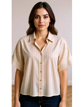 Amelie &amp; Amelie - Blouse - Beige