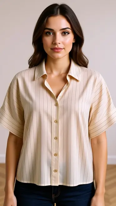 Amelie &amp; Amelie - Blouse - Beige