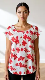 Amelie &amp; Amelie - Blouse - Coraal