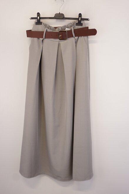 Garde-robe - Lange Rok - Grijs