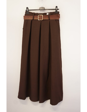 Garde-robe - Lange Rok - Bruin