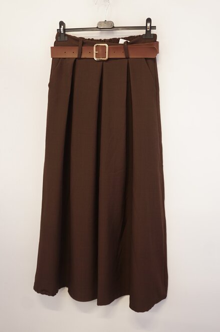 Garde-robe - Lange Rok - Bruin