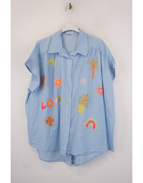 Garde-robe - Blouse - Blauw