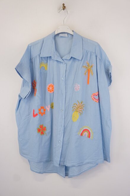 Garde-robe - Blouse - Blauw