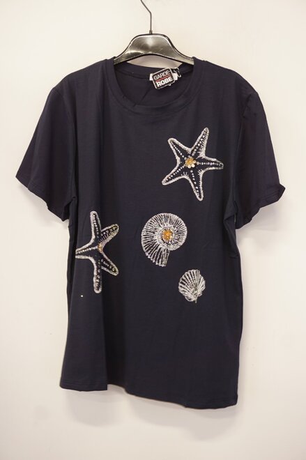 Garde-robe - T-shirt - Marine